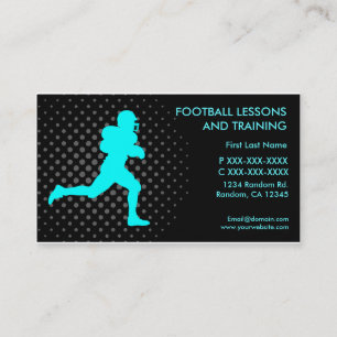 Cours de football formation cartes de visite perso