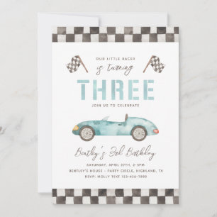 Course 3e anniversaire Invitation   Invitation de 