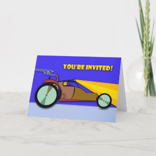 Course Anniversaire Carte d'invitation, Dune Buggy