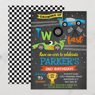 Course automobile Deux invitations rapides 2e anni