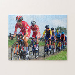 Course cycliste en Tour de France Jigsaw Puzzle