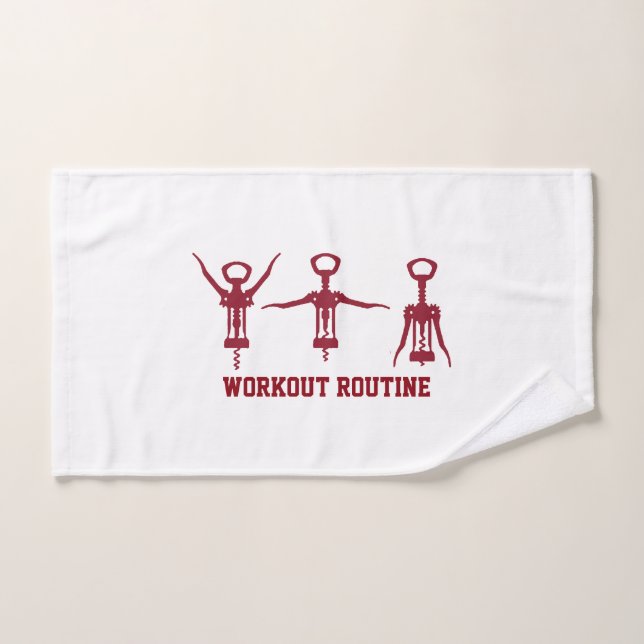 Course De L'Exercice Votre Salle De Sport (Serviette à main)