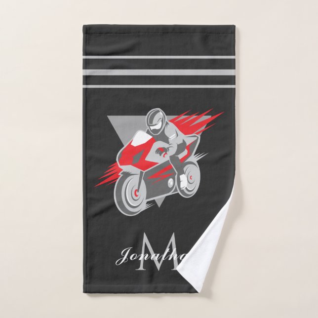 Course de vélo personnalisée Motorbike Extreme Spe (Serviette à main)
