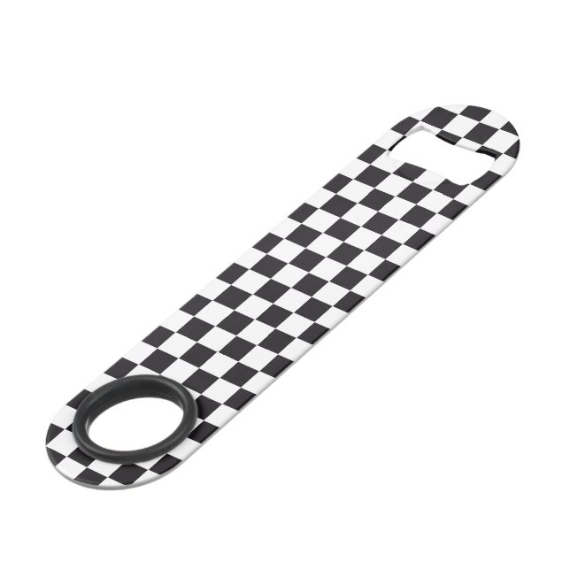 Course de voiture / Motif d'échecs + votre backgr. (Devant angulaire)
