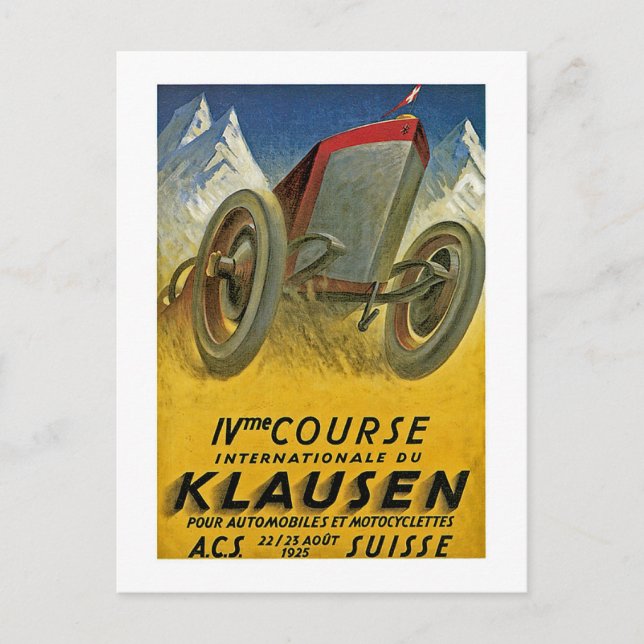 Course Internationale du Klausen Postkarte (Vorderseite)