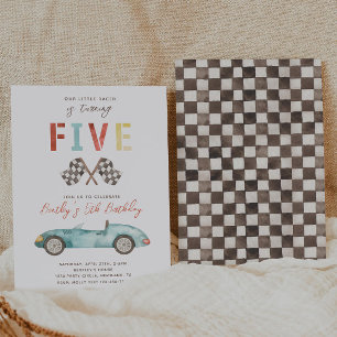 Course Invitation d'anniversaire   5e anniversaire