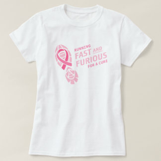 Course pour le T-shirt de course de cancer du sein