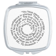 Course Quote Compact Mirror
