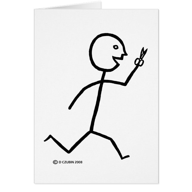 Courses avec des ciseaux (Devant)