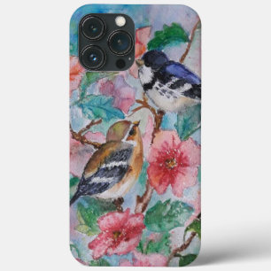 Courship - Niedliche Sparrows - Aquarellmalerei Case-Mate iPhone Hülle