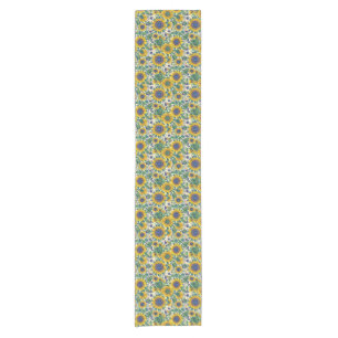 Court Chemin de table aux motifs d'art populaire ukraini