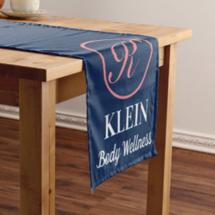 Court Chemin de table personnalisé avec votre logo et vo