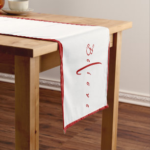 Court Croyance croix long chemin de table