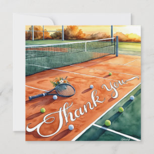 Court de tennis avec court de Merci sur le court