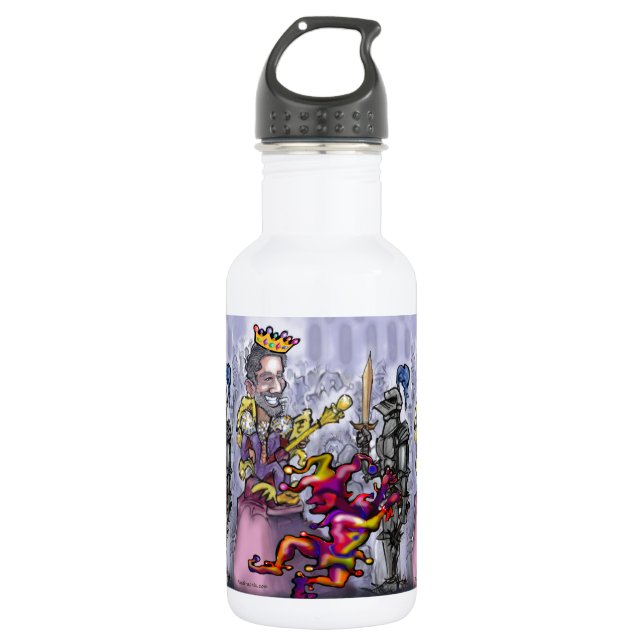 Court Jester Edelstahlflasche (Vorderseite)