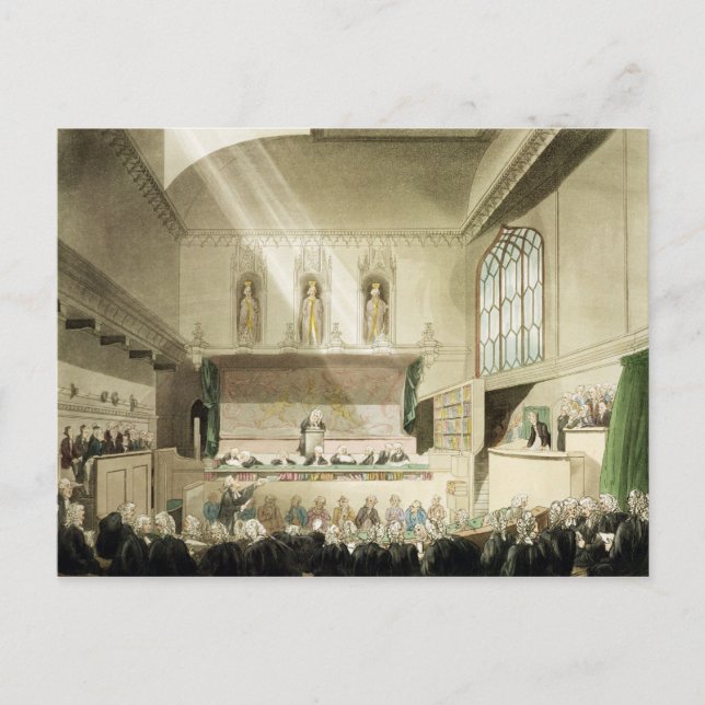 Court of King's Bench, Westminster Hall Postkarte (Vorderseite)
