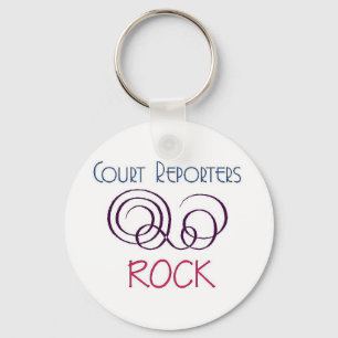 Court Reporters Rock Schlüsselanhänger