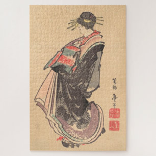 Courtesan Parade Katsushika Hokusai maiko