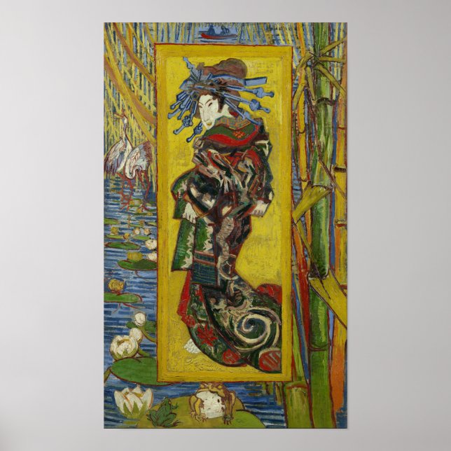 Courtesan von Van Gogh Poster (Vorne)