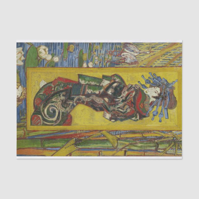 Courtesan von Van Gogh Seidenpapier (Vorderseite)