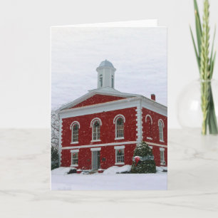 Courthouse Snow Feiertagskarte