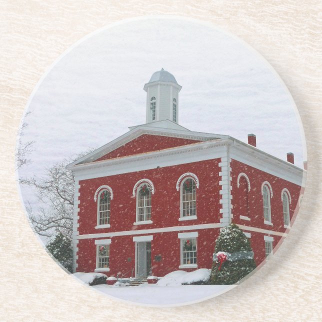 Courthouse Snow Untersetzer (Vorne)
