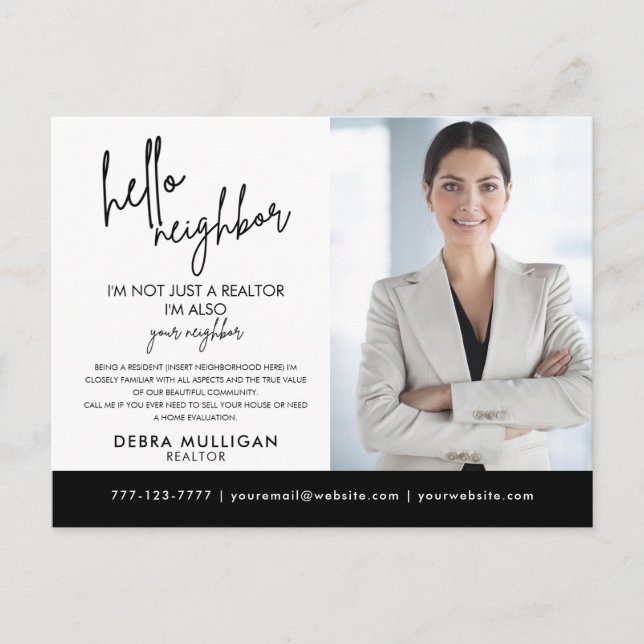 Courtier immobilier Carte postale moderne (Devant)