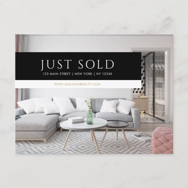 Courtier immobilier Carte postale moderne - VENDU (Devant)
