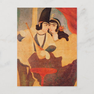 Courtier vom Gericht von Shah Abbas Postkarte
