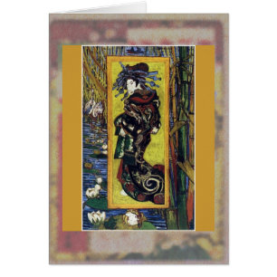 Courtisane (après Eisen) par Van Gogh
