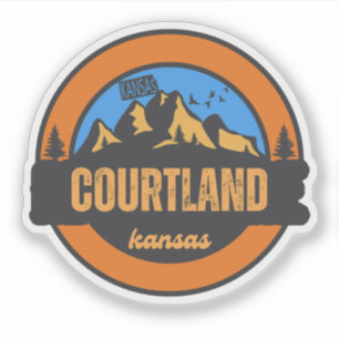 Courtland, Kansas Aufkleber
