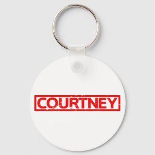 Courtney Briefmarke Schlüsselanhänger