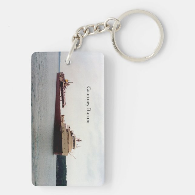 Courtney Burton Key Chain Schlüsselanhänger (Rückseite)