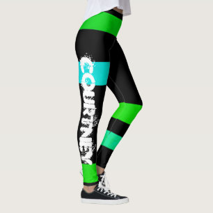 Courtney Fügen Sie Ihren Namen Abstrakt Art Leggin Leggings
