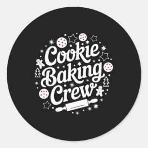 Courtney's Frauen passen Cookie Baking Crew Runder Aufkleber