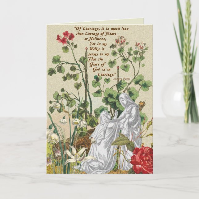 Courtoisie de Hilaire Belloc de carte vierge de (Devant)