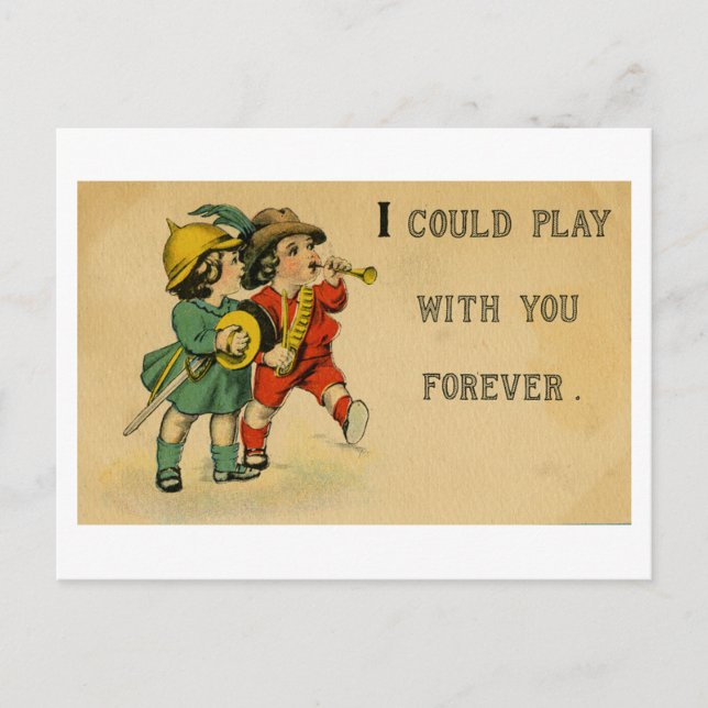 Courtship Postcard (1914) Postkarte (Vorderseite)