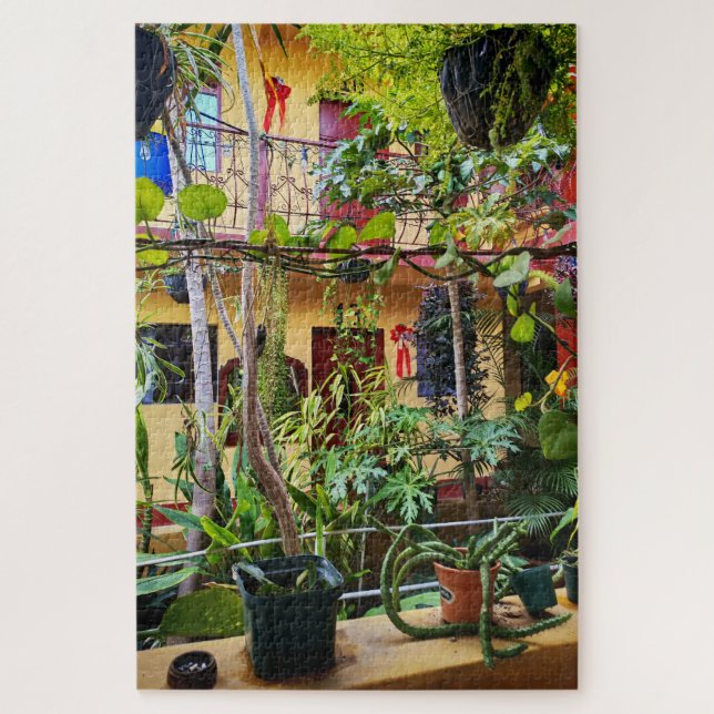 Courtyard Interior with Hanging Plants (Vertikal)