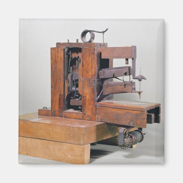 Couseuse', die erste Nähmaschine, 1830 Magnet (Vorne)