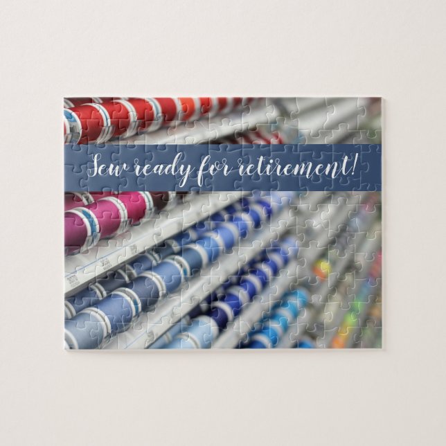 Cousez prêt pour le puzzle de retraite (Horizontal)