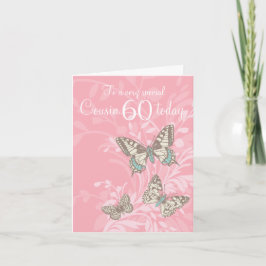 Cousin 60. Geburtstagskarte Karte