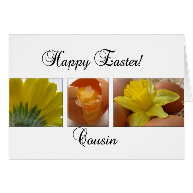 Cousin Bonne Pâques (Devant horizontal)