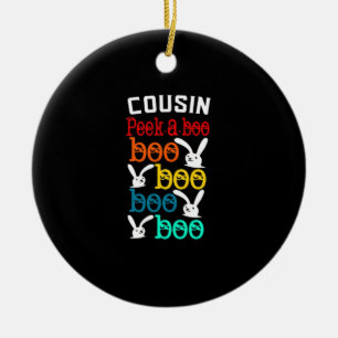 Cousin Bunny Game for Novelty Keramik Ornament