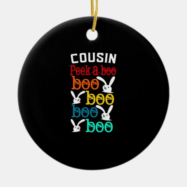 Cousin Bunny Game for Novelty Keramik Ornament (Vorne)