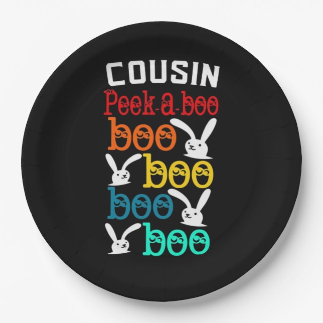Cousin Bunny Game for Novelty Pappteller (Vorderseite)