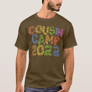 COUSIN CAMP 2022 Leopard Print Funny Grandma Grand T-Shirt