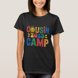 Cousin Camp 2025 Camping-Lager Lagerfeuer Sommerfe T-Shirt