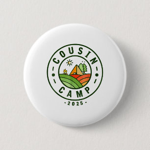 Cousin Camp 2025 Camping Stamm Sommerurlaub _1 Button