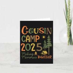 Cousin Camp 2025 Camping Trip Group Vacation Campf Karte