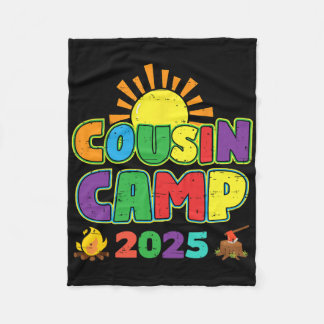 Cousin Camp 2025 Familienurlaub Sommer-Camping Cr Fleecedecke